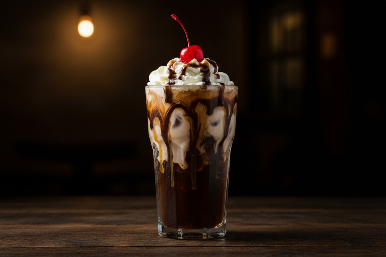 Iced Mexican Chocolate - Michigan Cherry Caramel