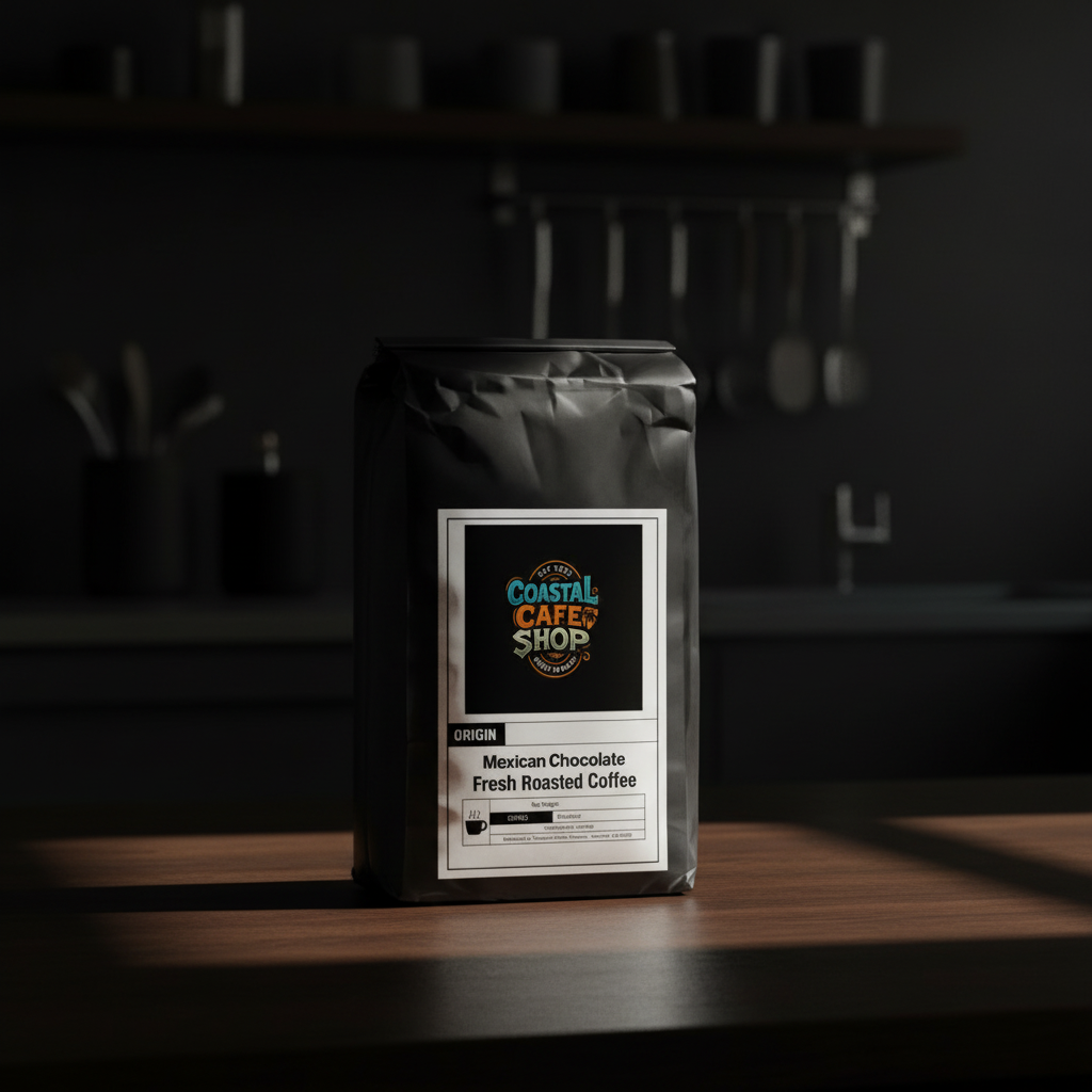 Mexican Chocolate coffee lifestyle shot