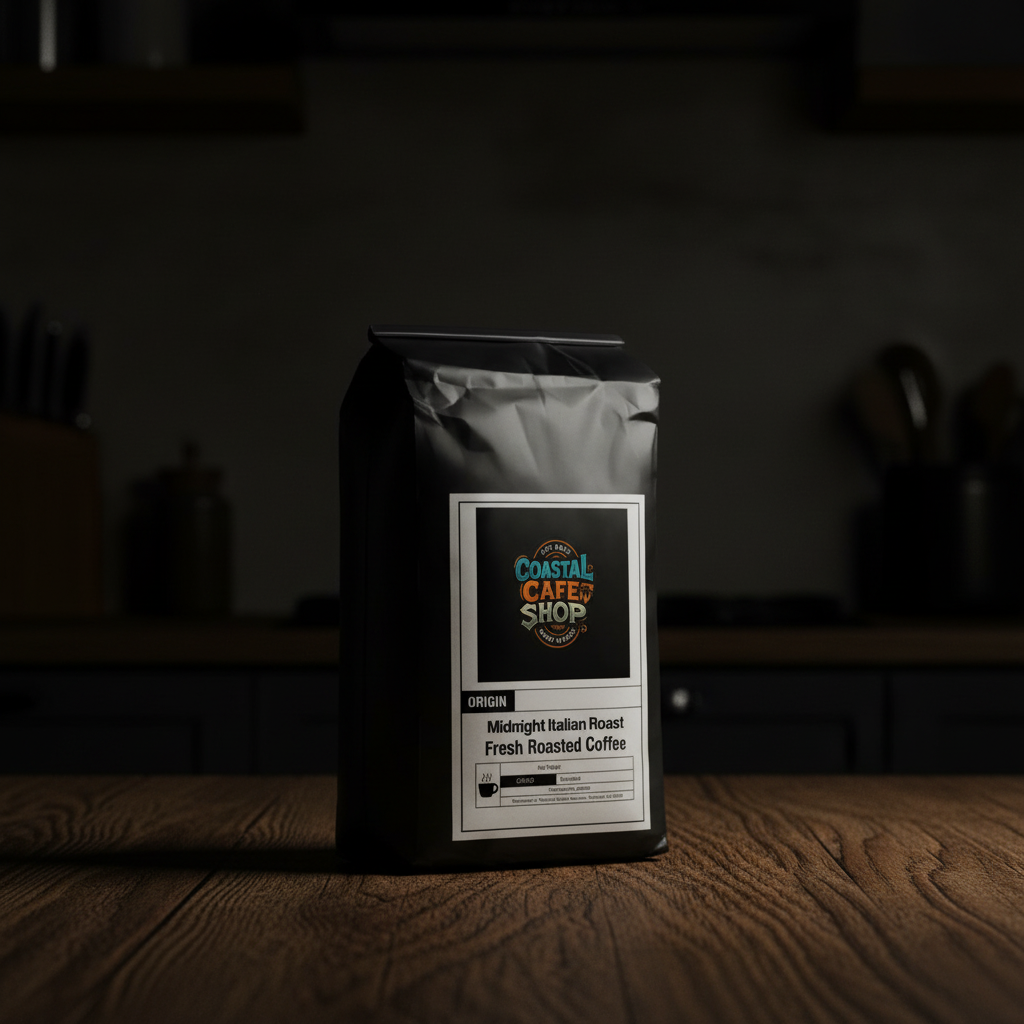 Midnight Italian Roast - Dark Kitchen Table